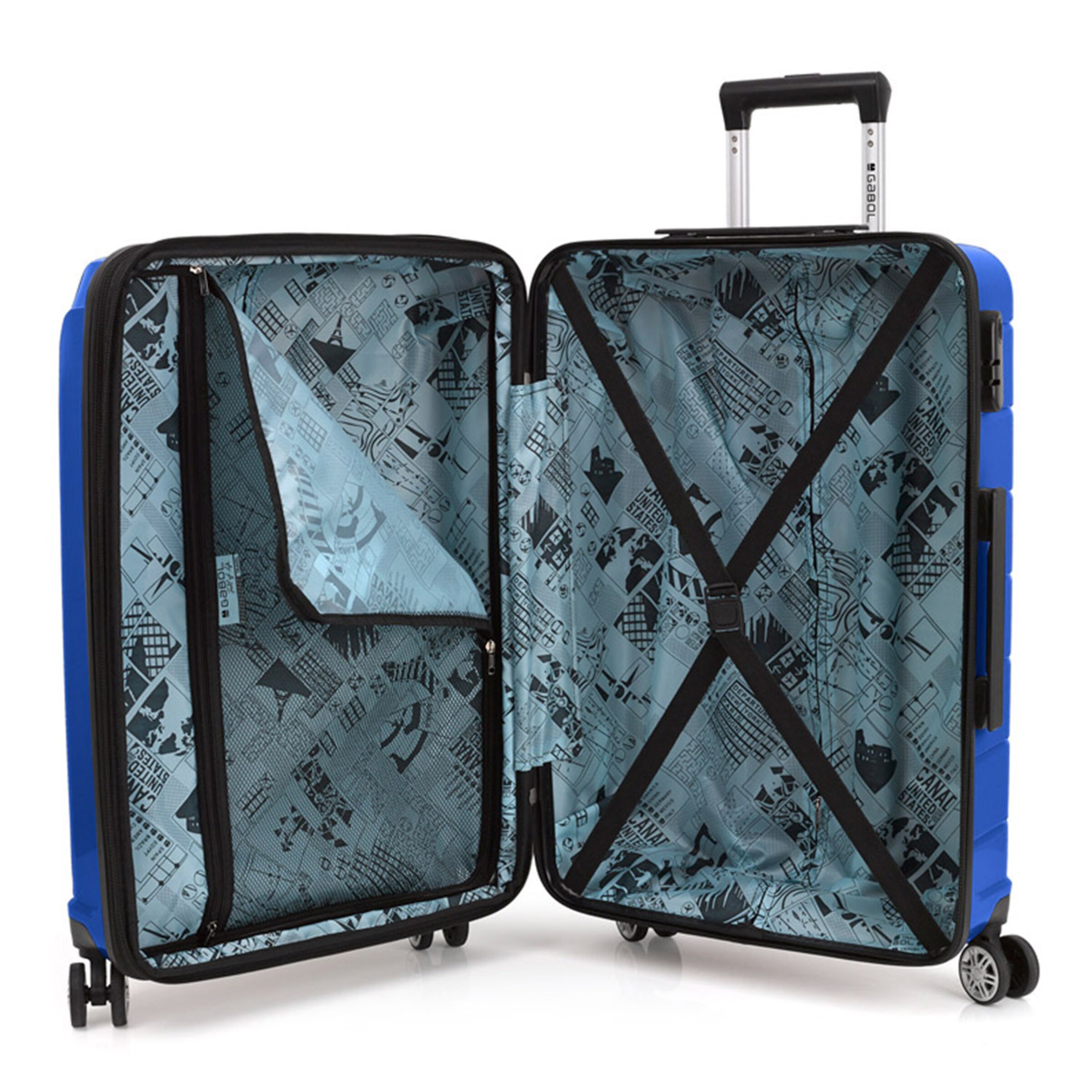 Gabol Suitcase set 'Midori' in Blue