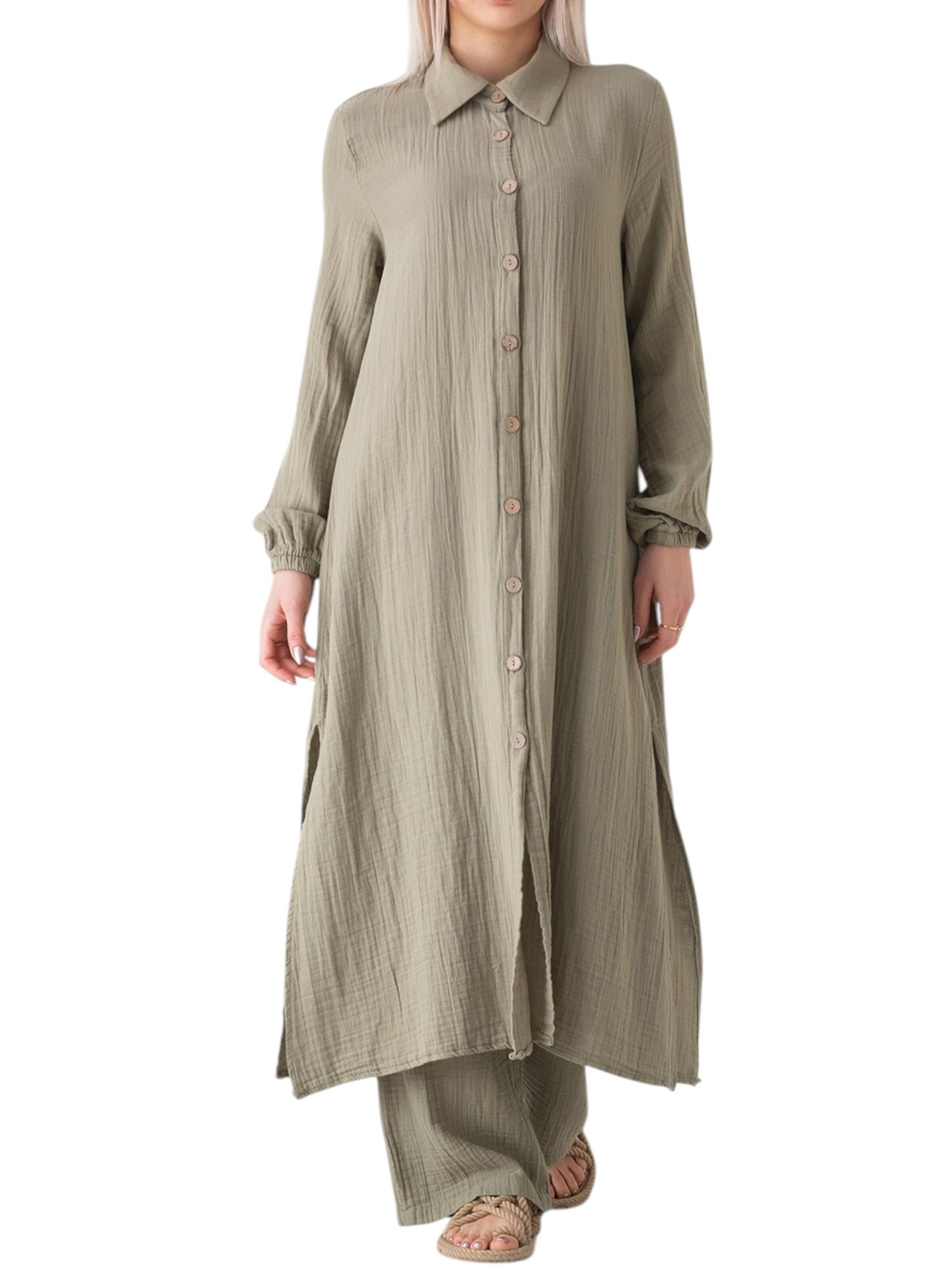 WENOR Blouse 'Nergis' in Groen