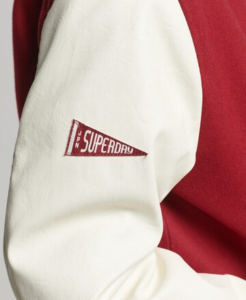 Veste mi-saison 'College Varsity' Superdry en rouge