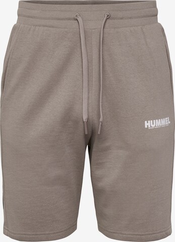 Hummel - Calças de desporto 'LEGACY' em cinzento: frente