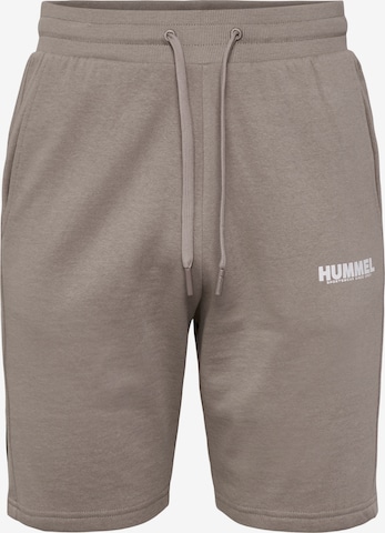 Hummel Workout Pants 'LEGACY' in Grey: front