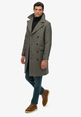 Superdry Between-Seasons Coat 'Merchant Store' in Grey