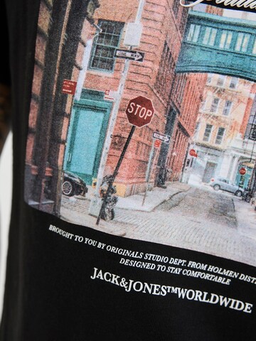 Tricou 'JORBILLYBURG' de la JACK & JONES pe negru
