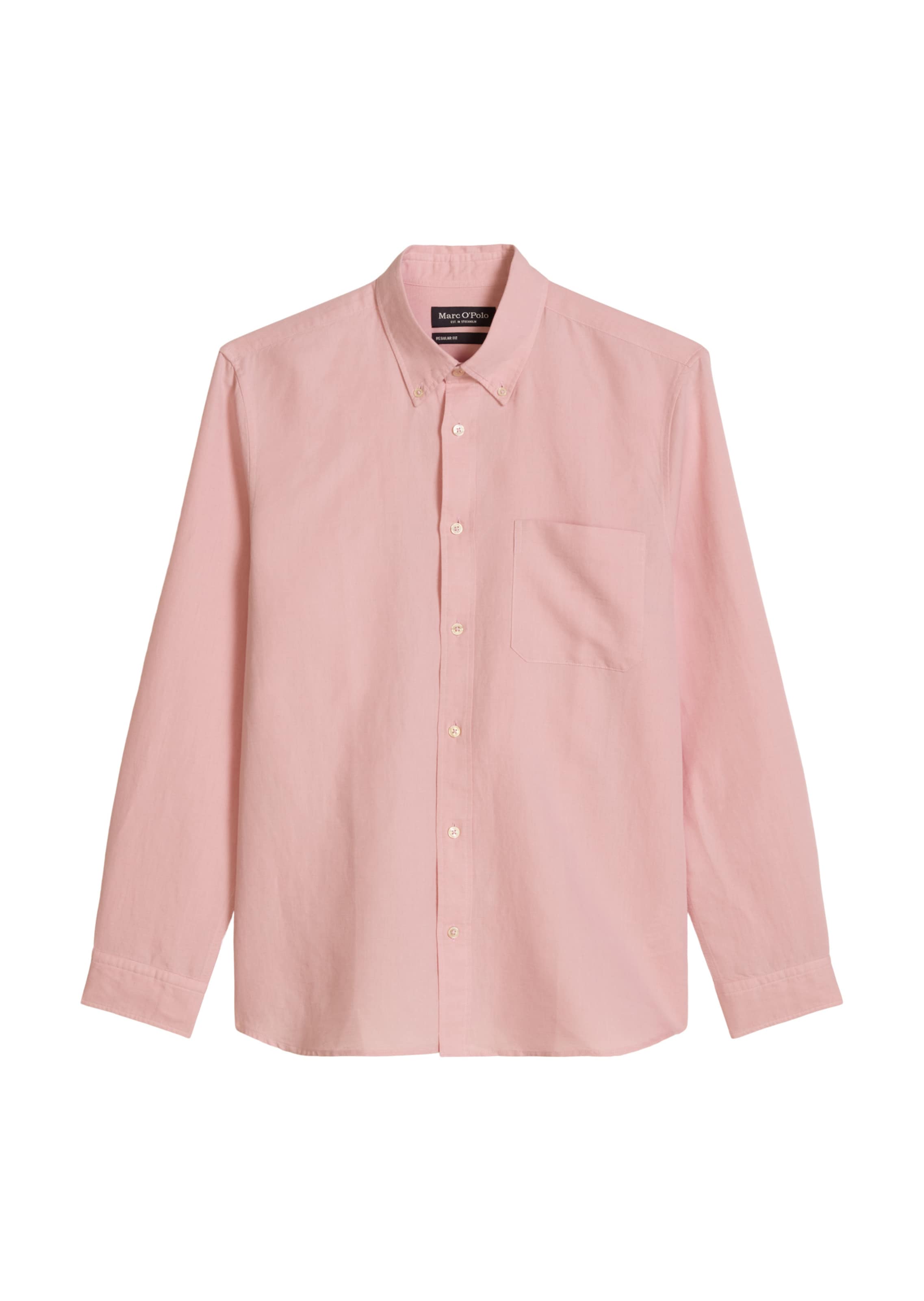 Coupe regular Chemise Marc O'Polo en rose : devant