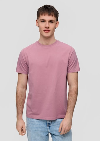 T-Shirt QS en rose : devant