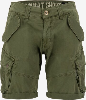 Pantaloni cargo di ALPHA INDUSTRIES in verde: frontale