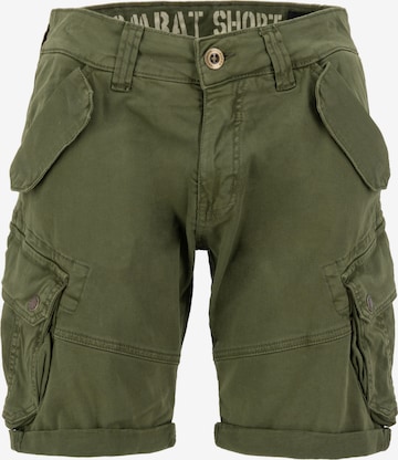 ALPHA INDUSTRIES Shorts in Grün: predná strana