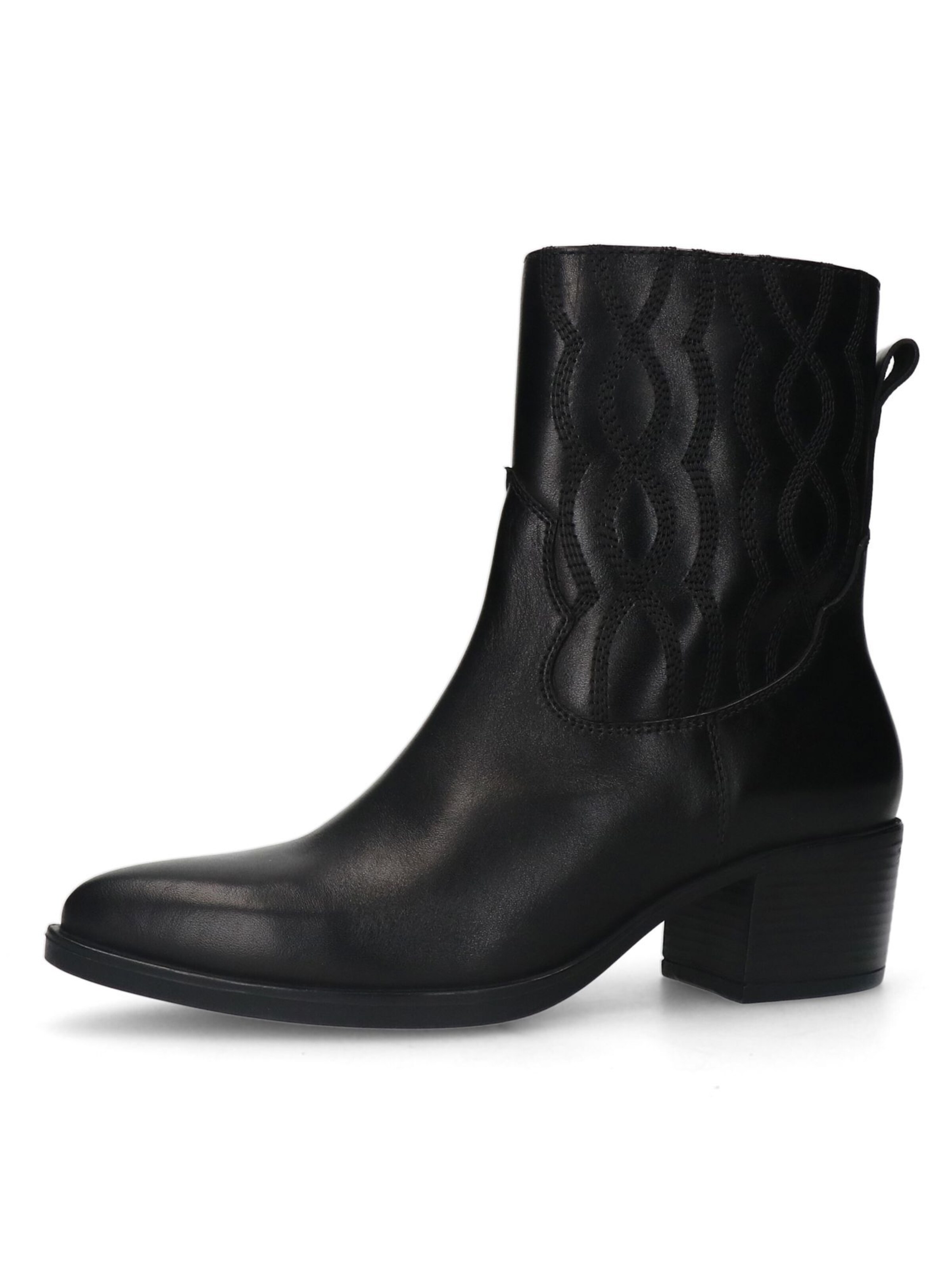 MANFIELD Ankle Boots in Black: front