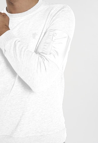 DENIM CULTURE Sweatshirt 'Bret' i hvit