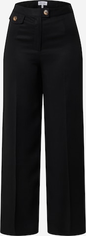 Wide Leg Pantalon 'April' EDITED en noir : devant