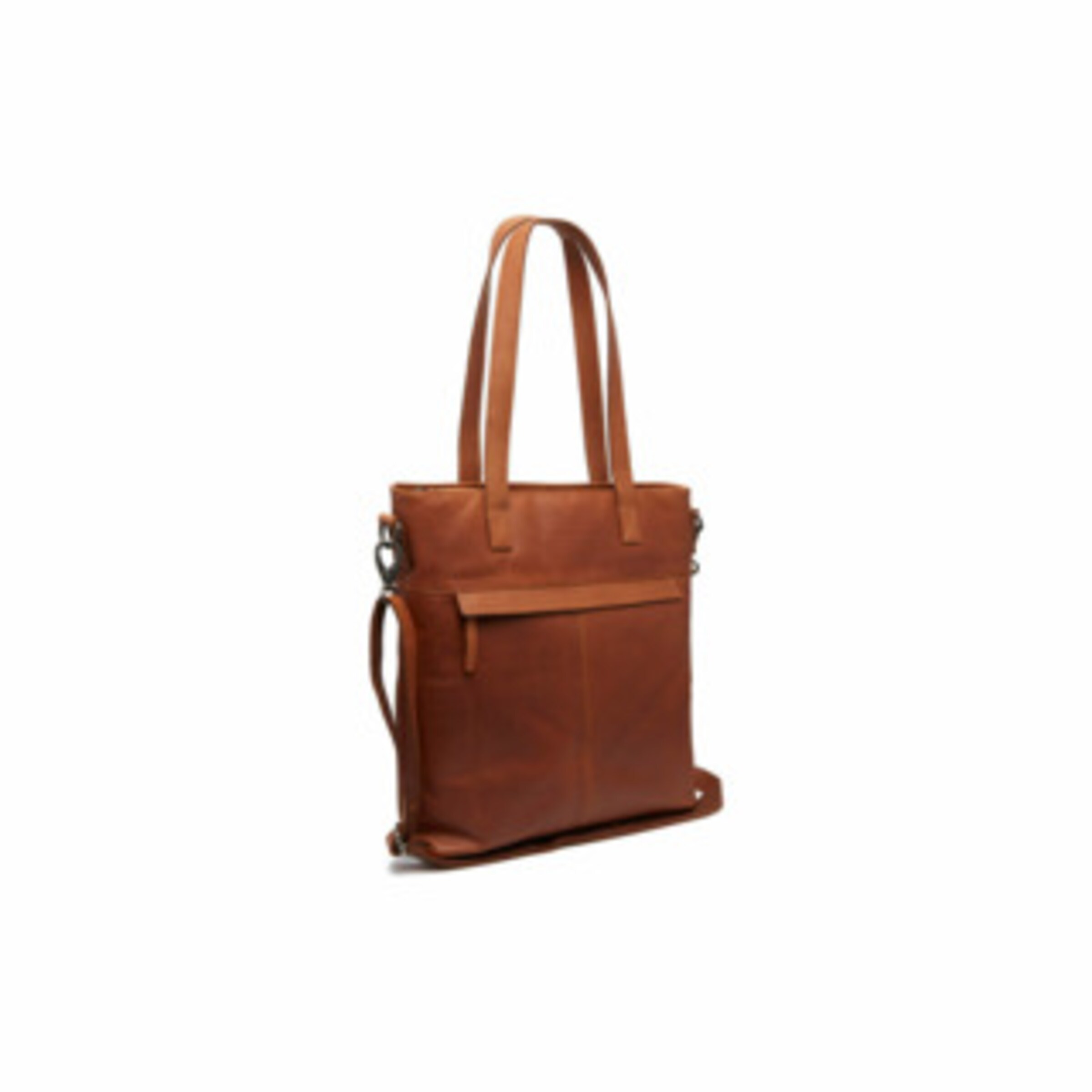 The Chesterfield Brand Schoudertas in Bruin: voorkant