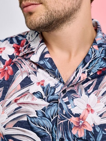 Coupe slim Chemise DESOTO en bleu