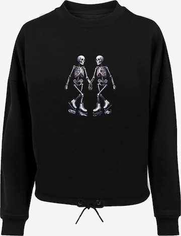 Sweat-shirt F4NT4STIC en noir : devant