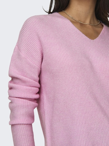 ONLY Pullover 'ONLCamilla' in Pink