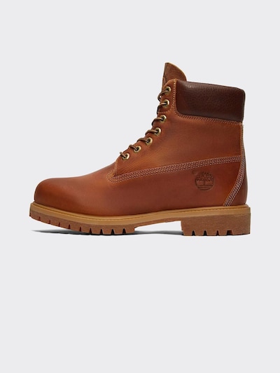TIMBERLAND Schnürboots 'TB1270942141 Timberland Premium 6 INCH LACE UP WATERPROOF BOOT BROWN'‌‌ in 43 in braun, Produktansicht
