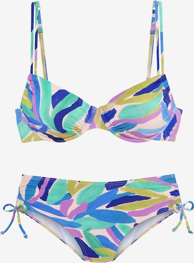 Bikinis iš s.Oliver, spalva – mėlyna / geltona / žalia / purpurinė, Prekių apžvalga