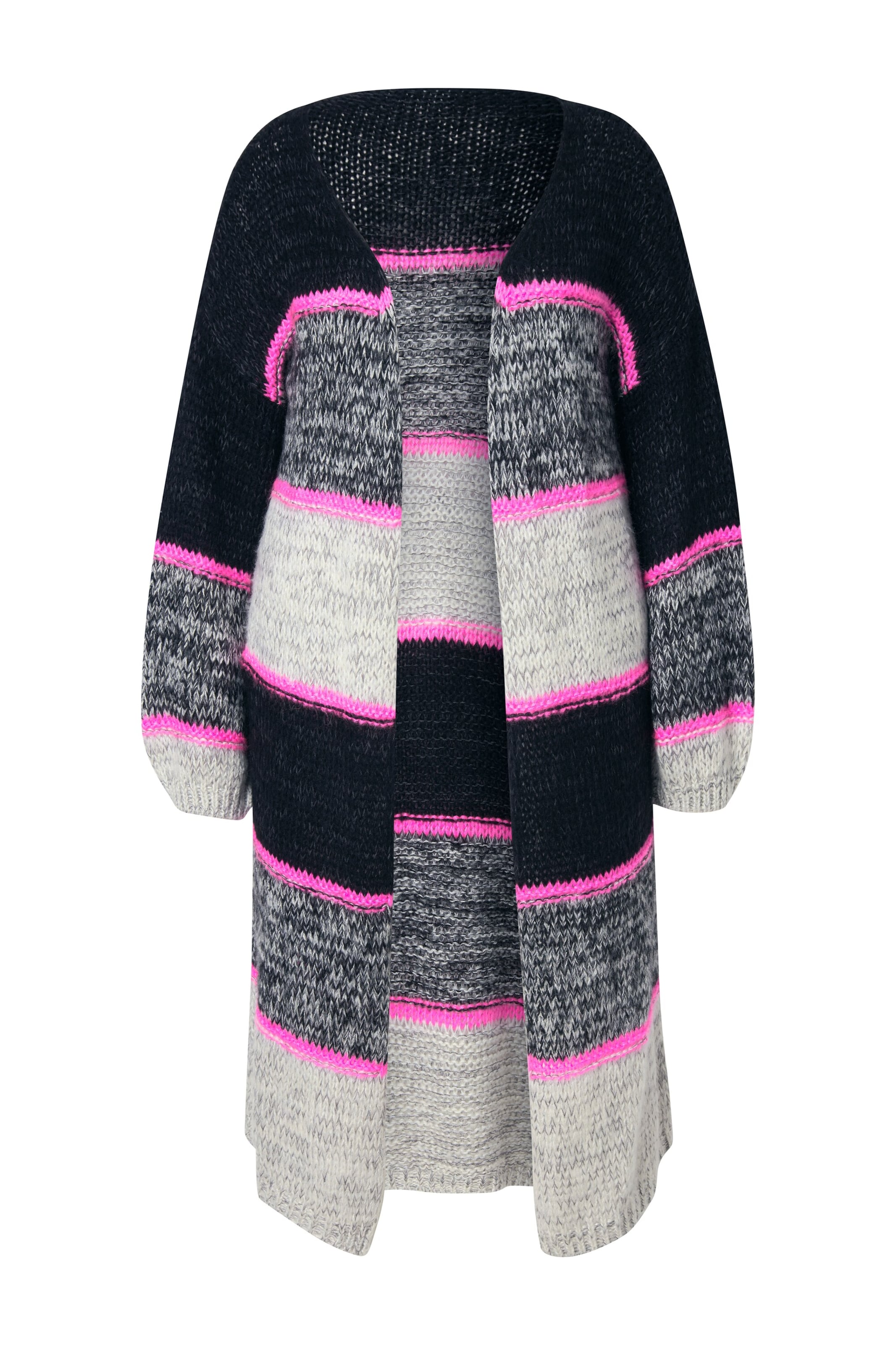 Angel of Style Strickjacke in Grau: Vorderseite