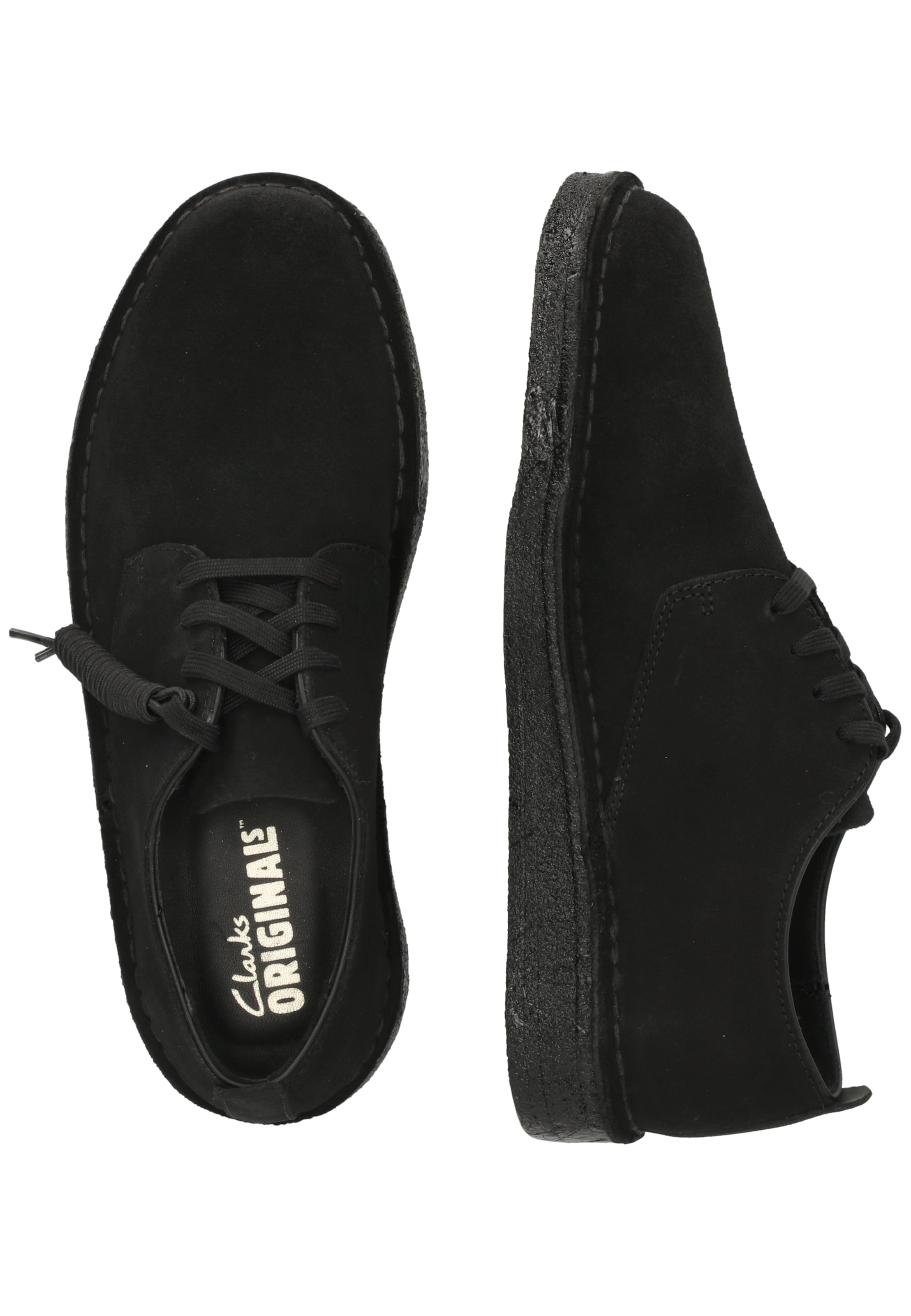 CLARKS Athletic lace-up shoe 'Coal London Black Sde' in Black