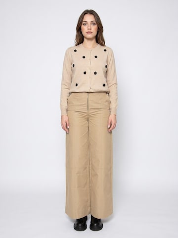 minimum Baggy Bukser 'Cecilia' i brun: forside