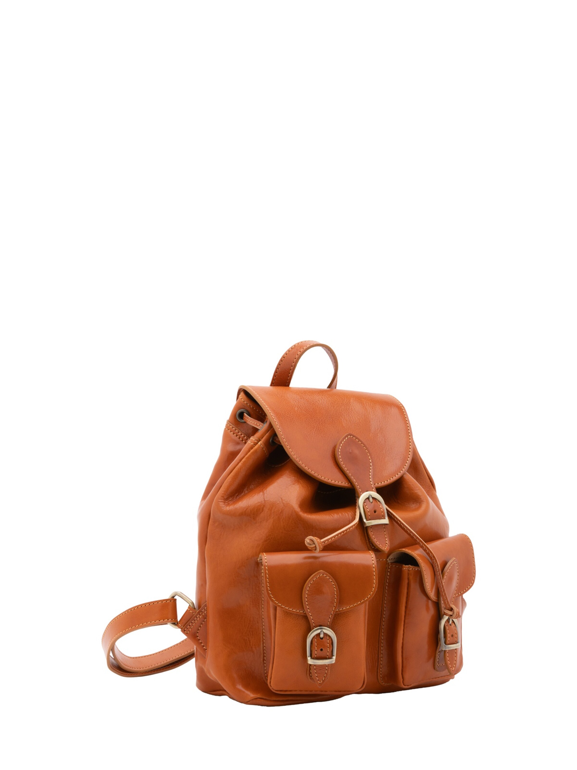 Zaino di Viola Castellani in marrone: frontale
