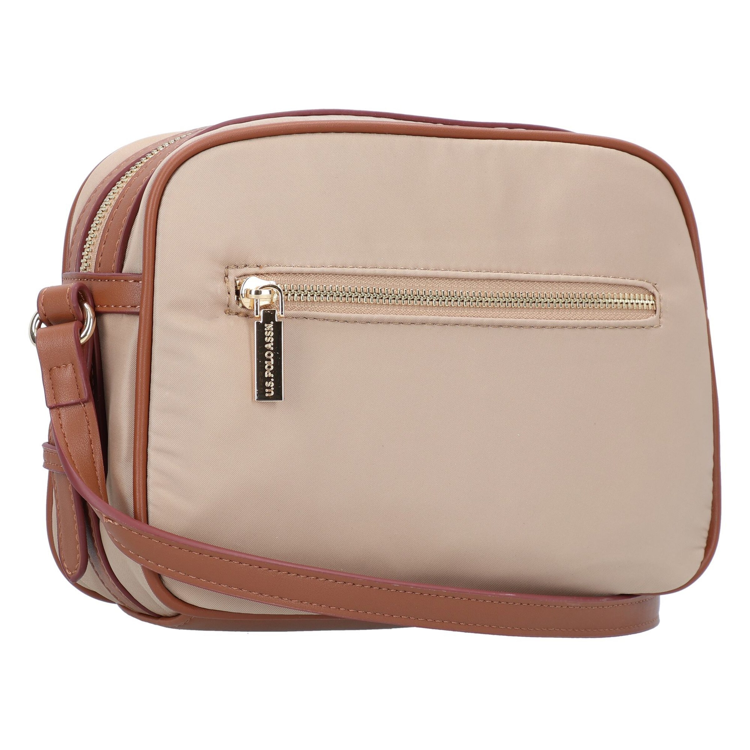 U.S. POLO ASSN. Umhängetasche 'Houston' in Beige