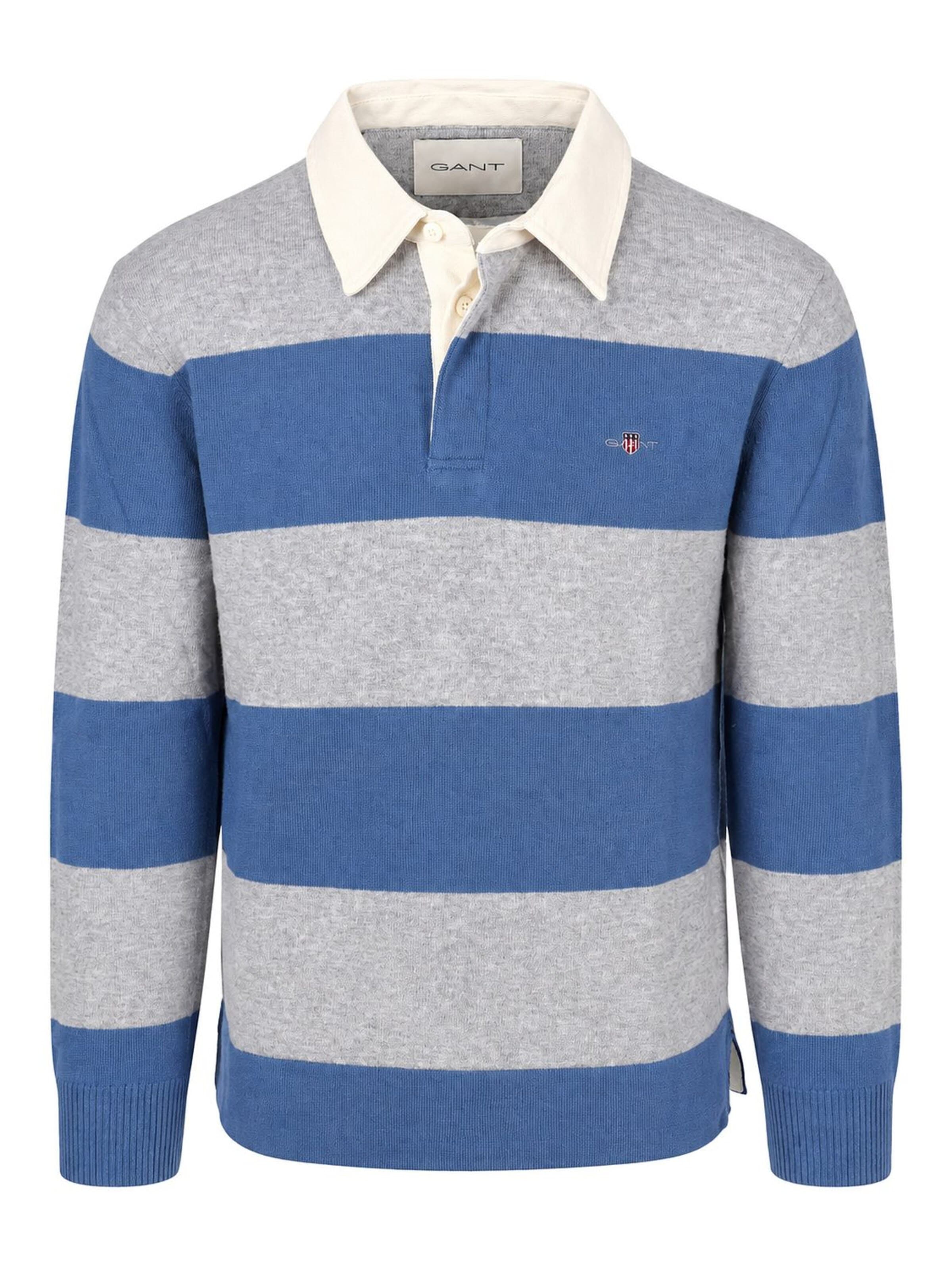 GANT Shirt 'Rugger' in Grijs: voorkant
