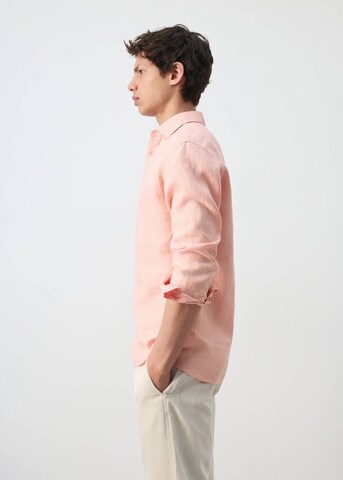 MANGO MAN Shirt 'Rupit' in Orange
