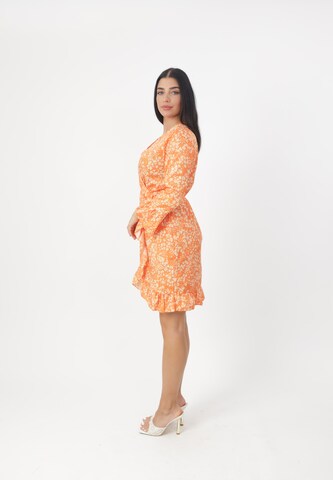 Elara Kleid in Orange
