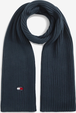 Tommy Jeans Schal 'HERITAGE' in Blau: Vorderseite