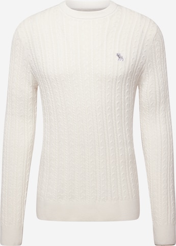 Abercrombie & Fitch Sweater 'HOLIDAY' in Beige: front