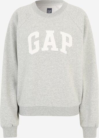 Gap Tall Sweatshirt 'HOLIDAY' in Grey: front