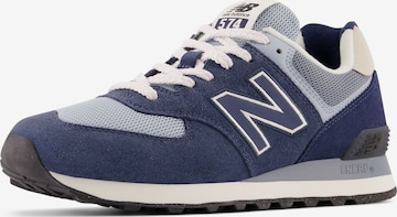 Scarpa sportiva '574' di new balance in blu: frontale