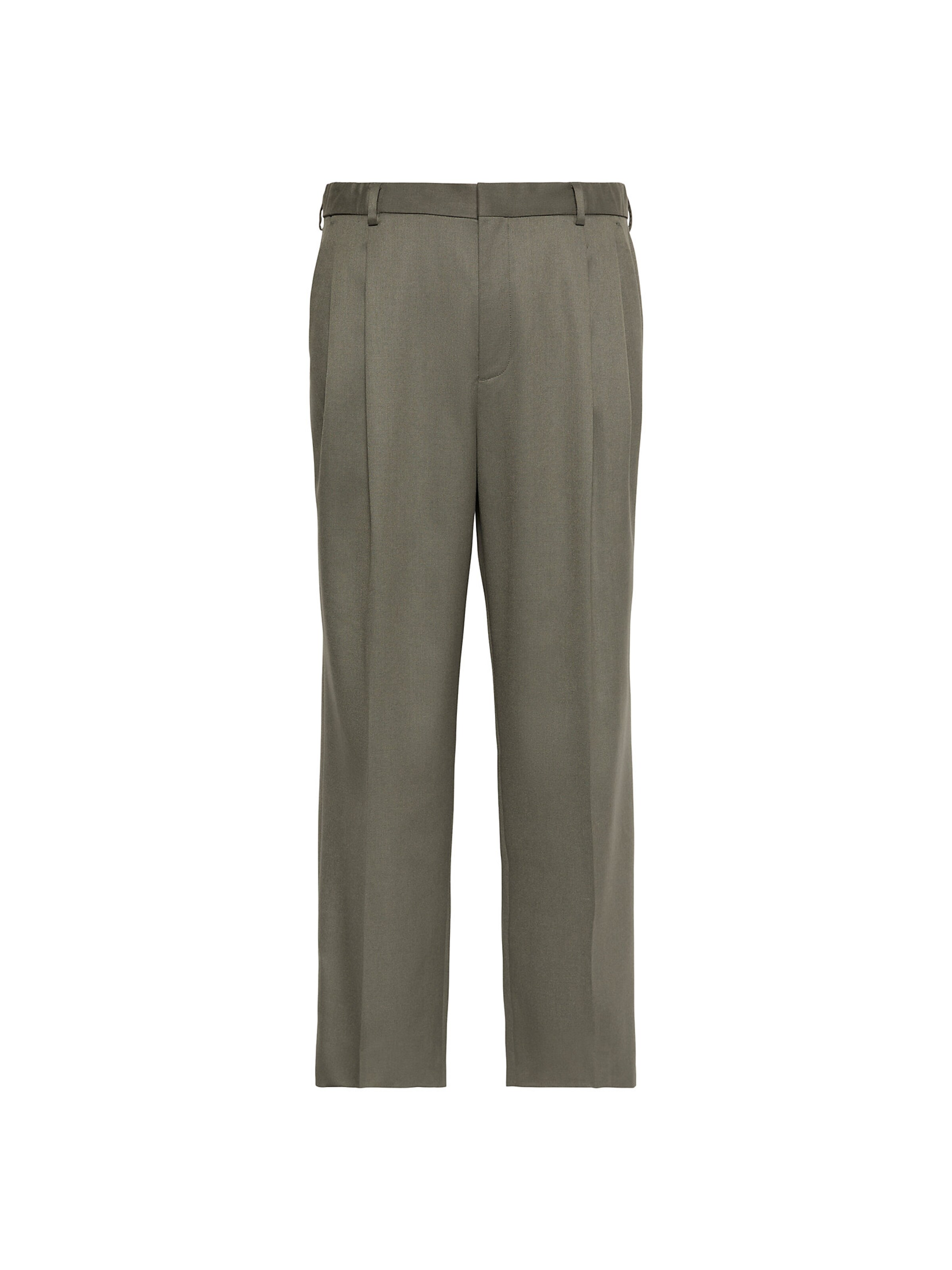 Calvin Klein Loosefit Hose in Grau: Vorderseite