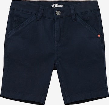 s.Oliver Regular Broek in Blauw: voorkant