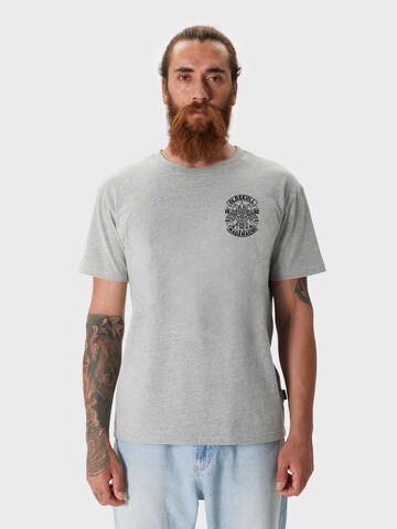 Oldskull Shirt 'Rtrip Nagamurai' in Grey: front