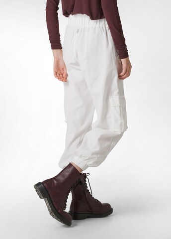DEHA Tapered Cargobroek in Wit