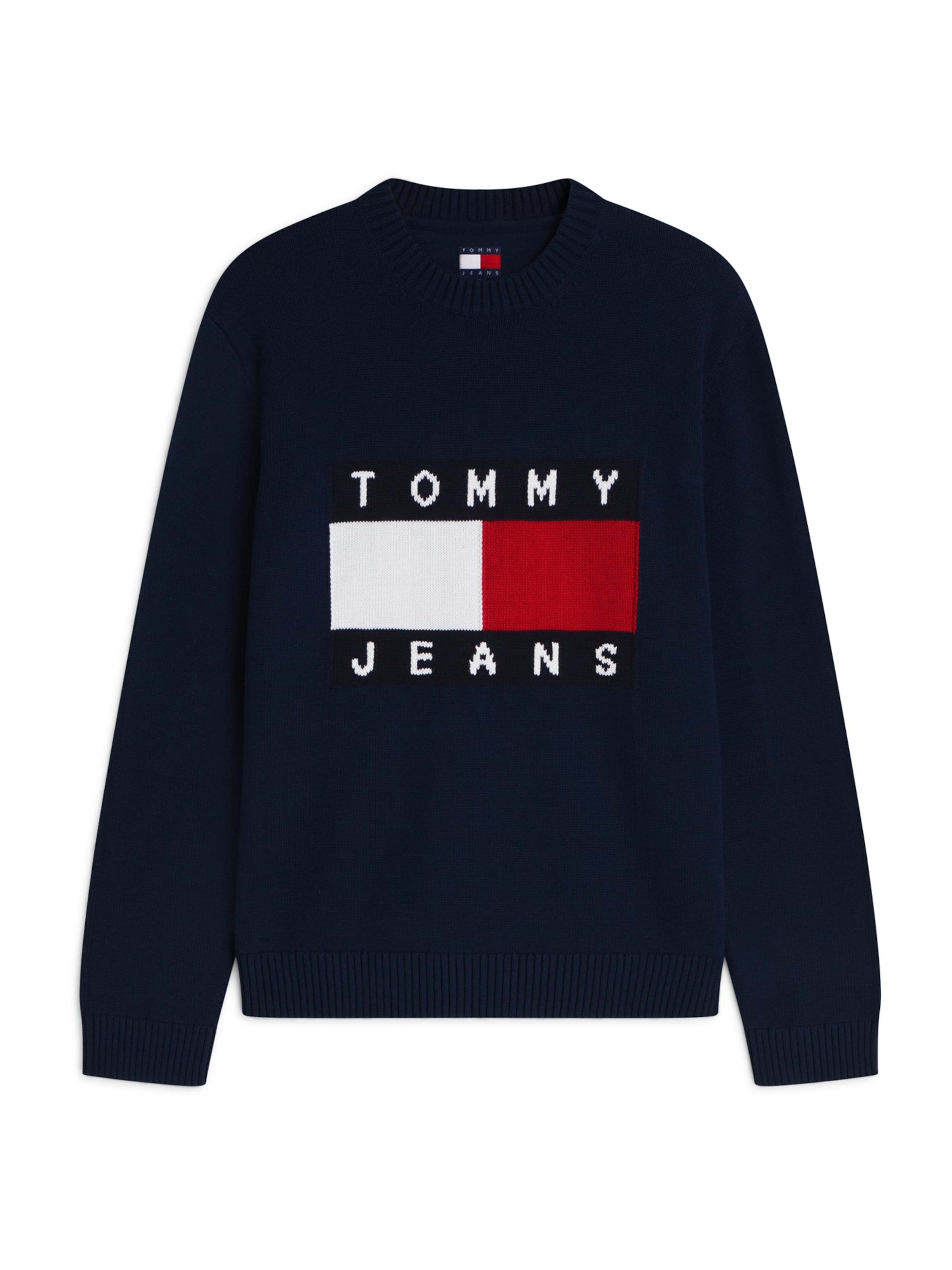 Tommy Jeans Pulóver - kék: elől