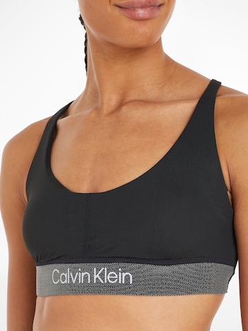 Bustier Soutien-gorge de sport Calvin Klein Sport en noir