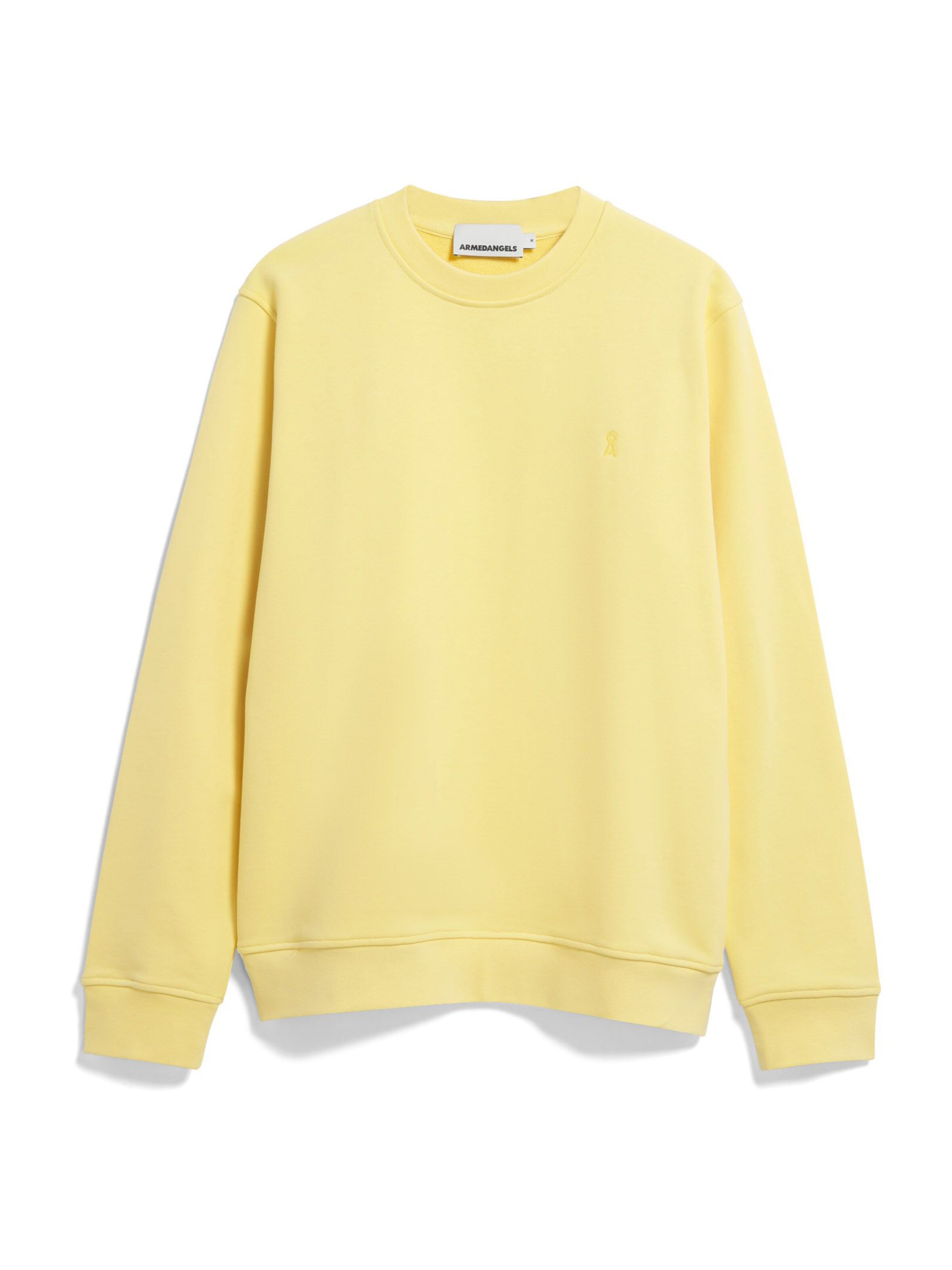 ARMEDANGELS Sweatshirt 'BAARO' in Yellow: front