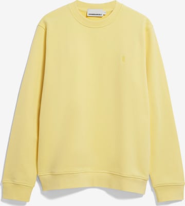 ARMEDANGELS Sweatshirt 'BAARO' in Yellow: front