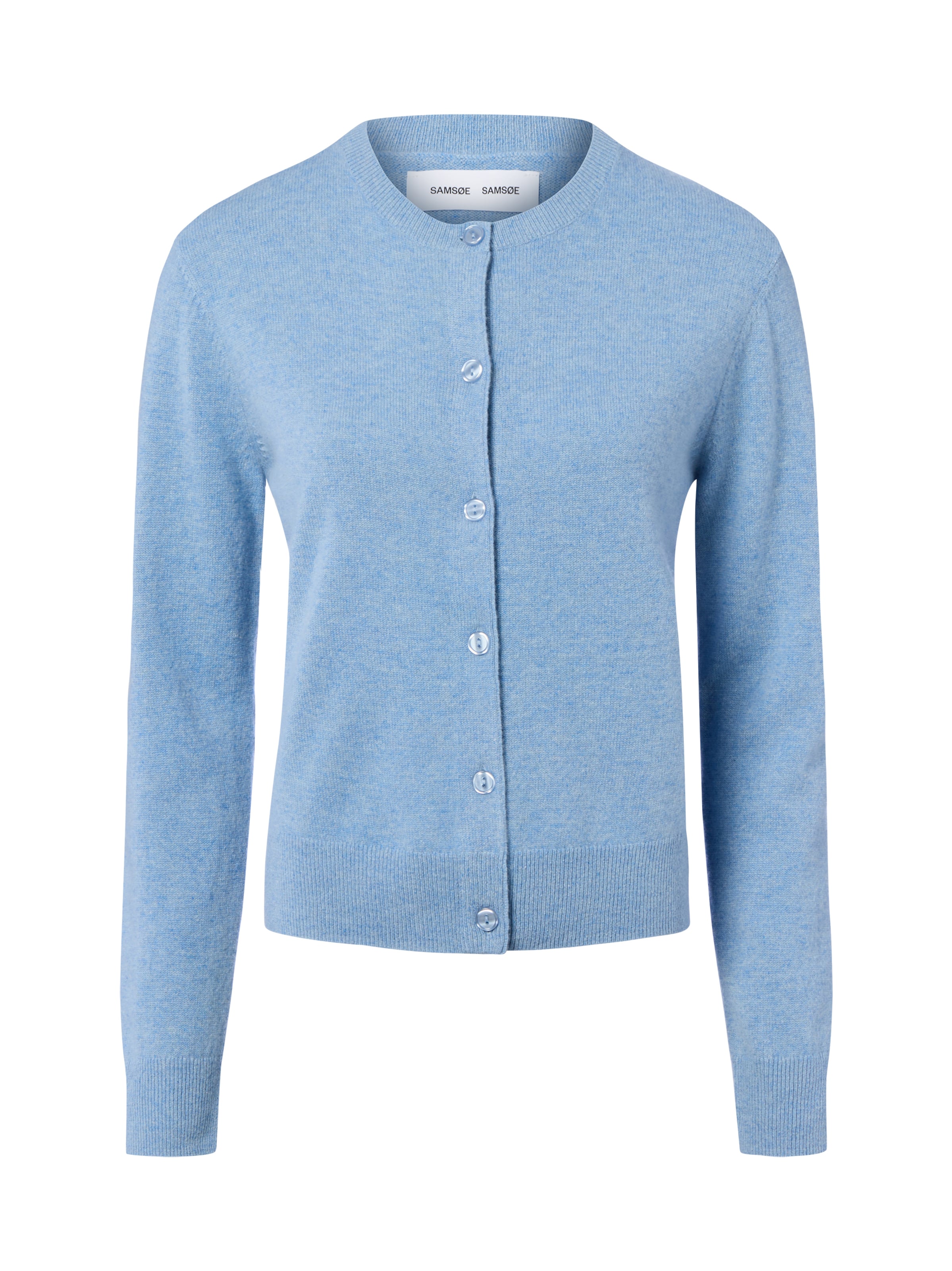 Samsøe Samsøe Strickjacke 'Saboston' in Blau: Vorderseite