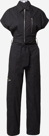 Warehouse - Jumpsuit 'Utility' en negro: frente