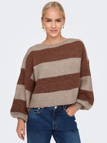 Pull-over 'Aya' ONLY en beige