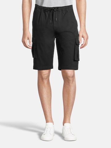 AÉROPOSTALE Regular Cargoshorts in Schwarz: predná strana