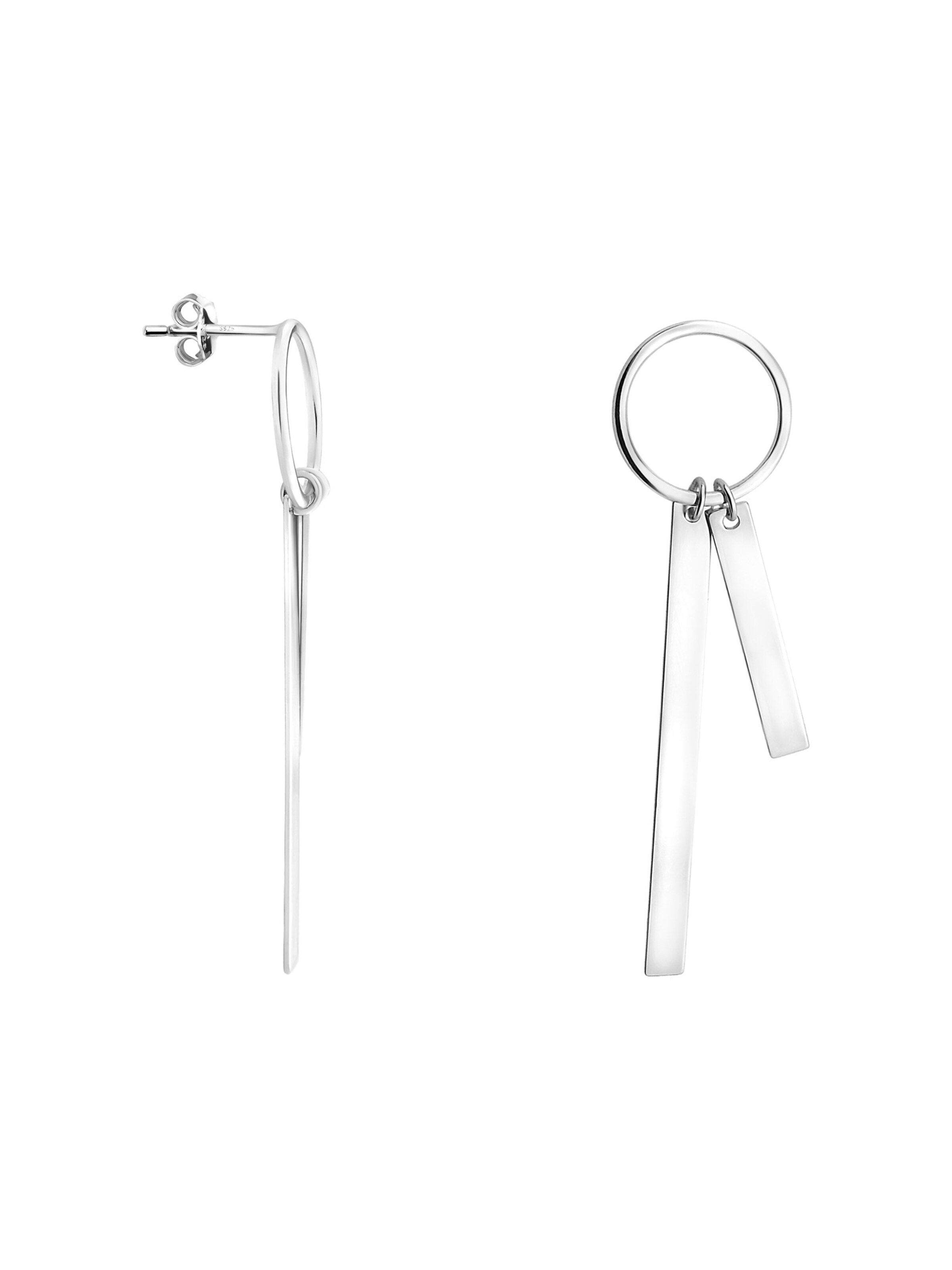 Sofia Milani Ohrringe‌‌‌‌‌‌‌ in Silber: Vorderseite