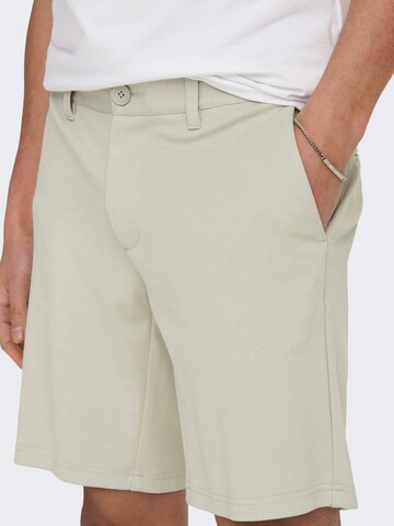 ONLY Baggy Trousers 'Mark' in Beige