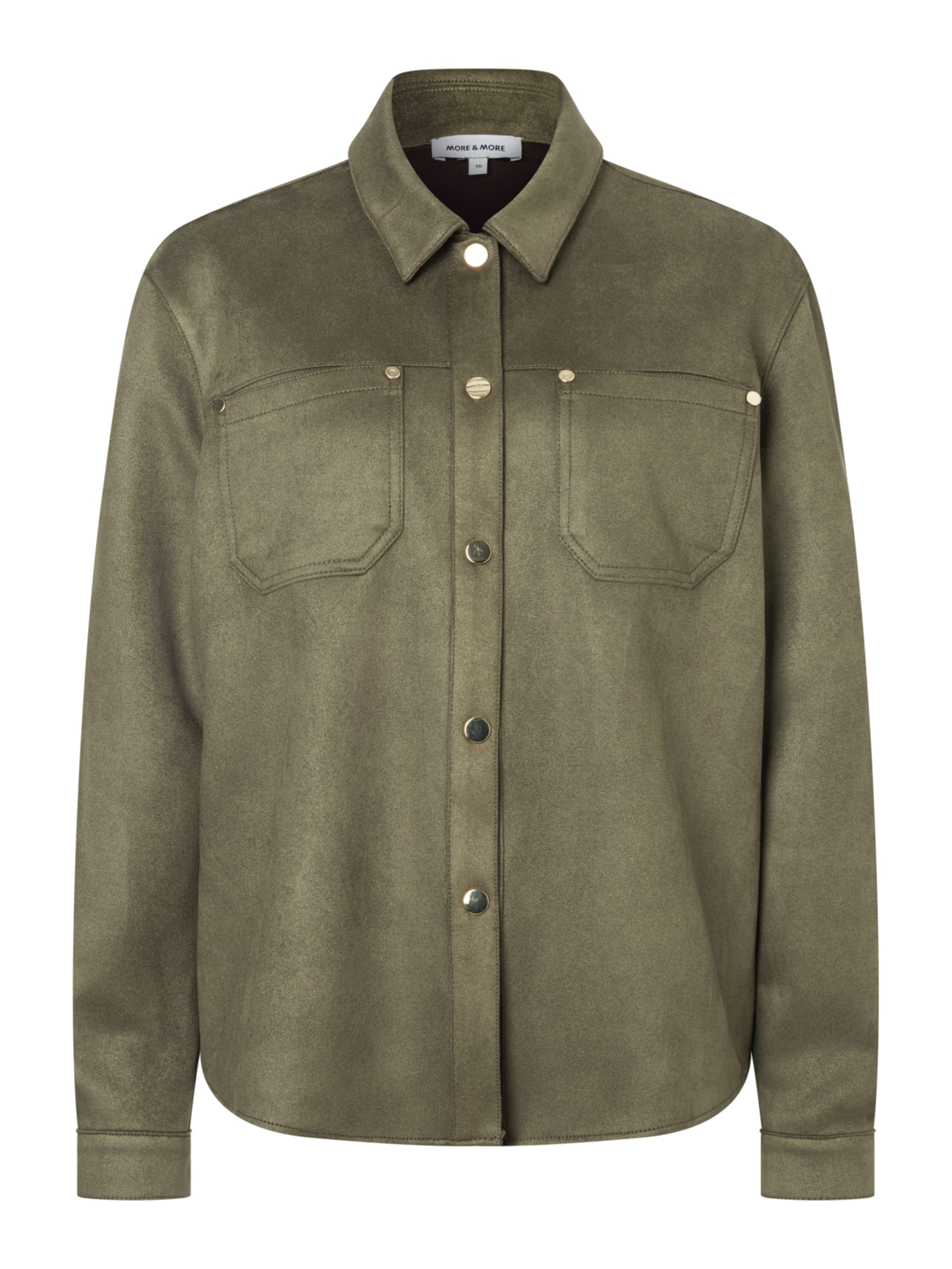 MORE & MORE Bluse in Grün: Vorderseite