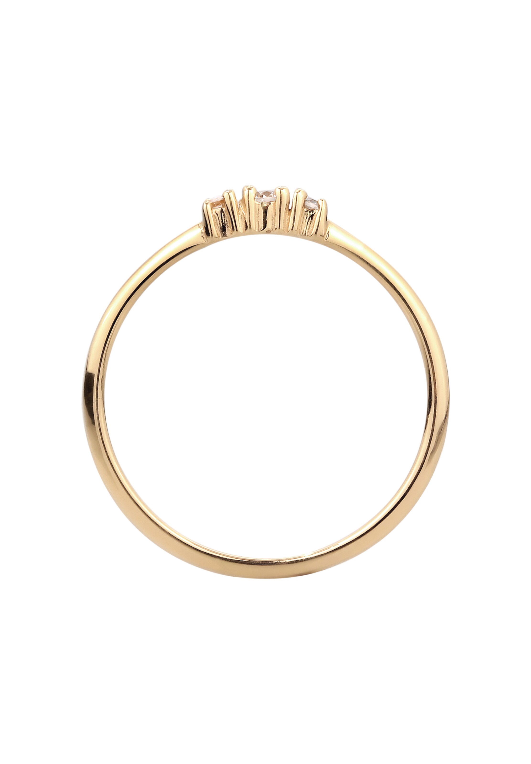 Elli DIAMONDS Ring 'Lab grown diamonds' in Gold