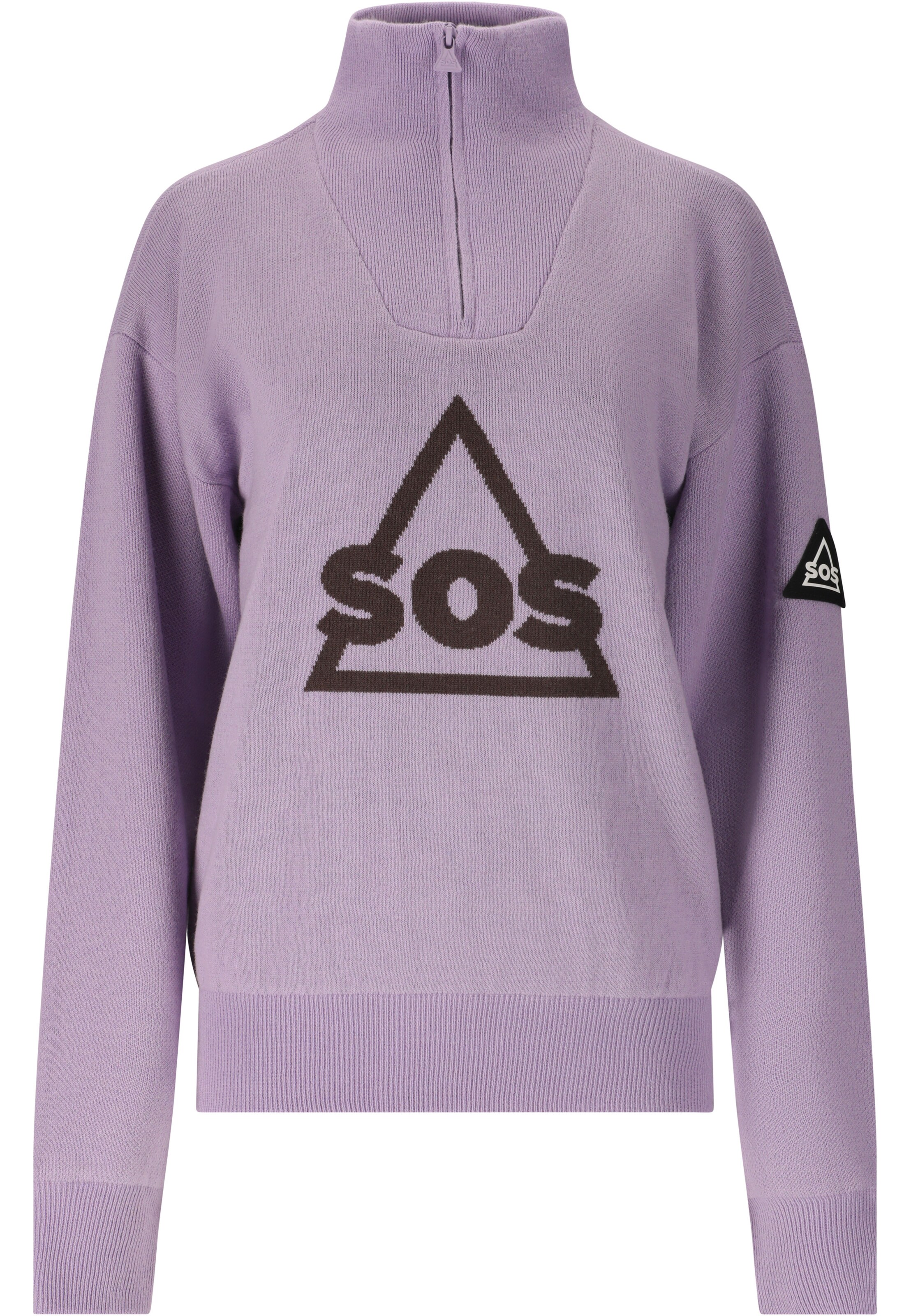 SOS Windbreaker 'Tignes' in Lila: Vorderseite