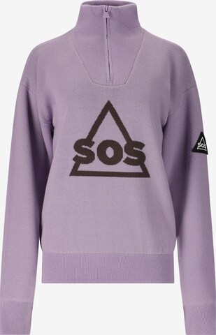 SOS Windbreaker 'Tignes' in Lila: Vorderseite